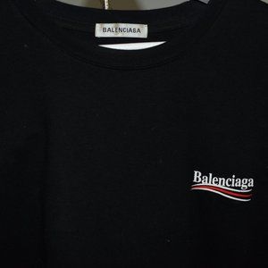 Balenciaga 2017 logo-print cotton T-shirt